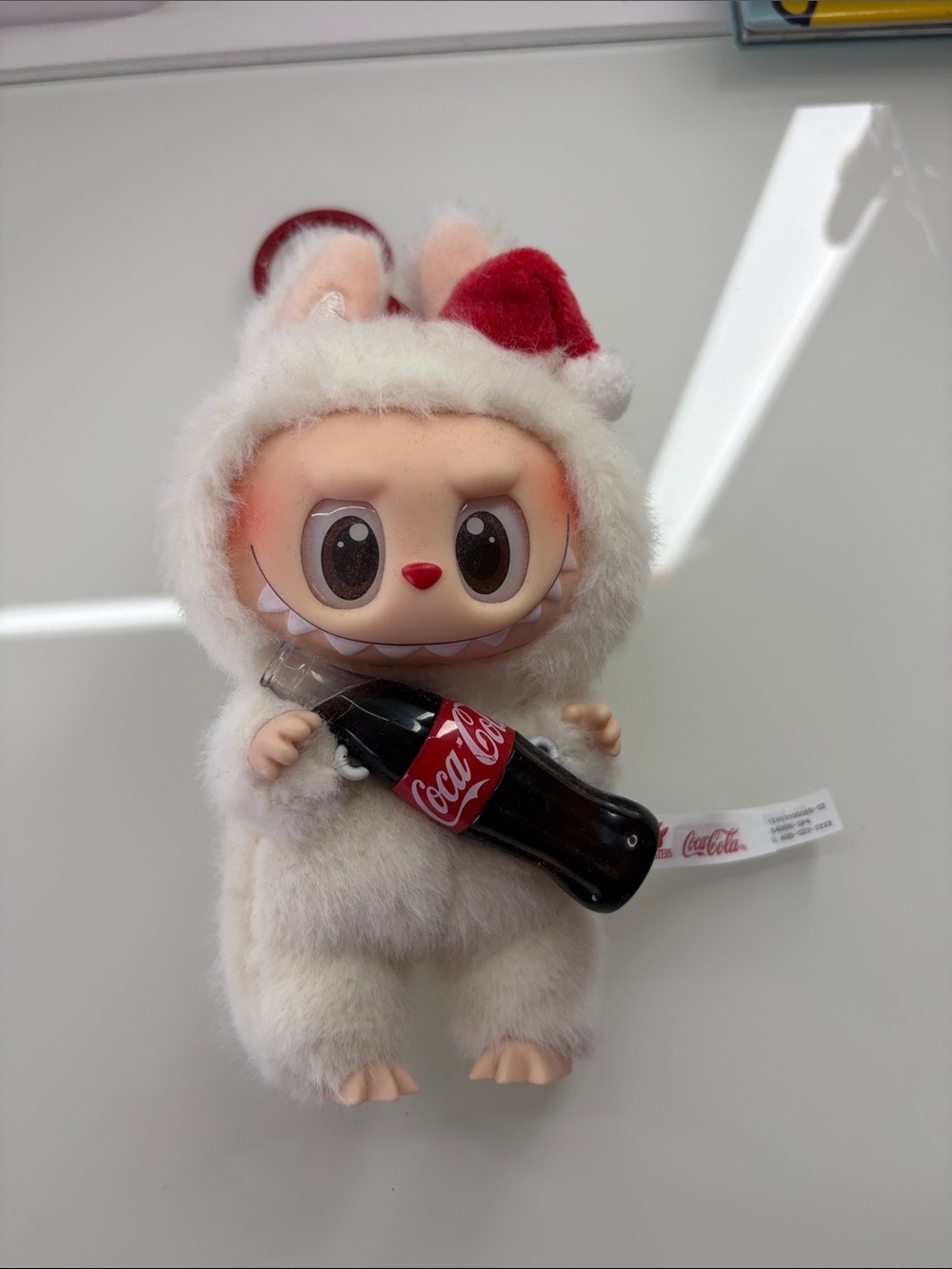 Coca-Cola x Labubu Figurine - White